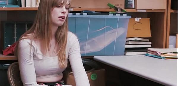  Teen Babe Dolly Leigh Caught Shoplifting And Taken For A Questioning